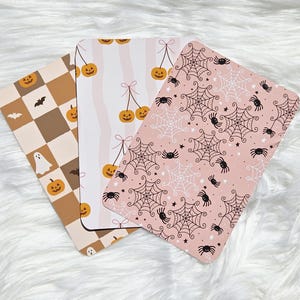 Halloween Kindle Insert,  Clear Case Kindle Insert, Matte Kindle Insert, Pink Halloween Kindle Insert