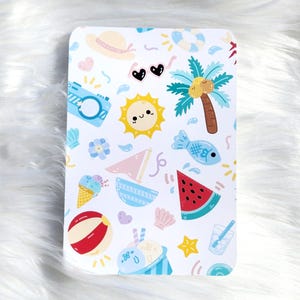 Summer Kindle Insert Collection,  Clear Case Kindle Insert, Kindle Paperwhite, Vintage Kindle Insert