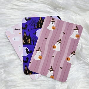 Halloween Kindle Insert,  Clear Case Kindle Insert, Matte Kindle Insert, Pink Halloween Kindle Insert