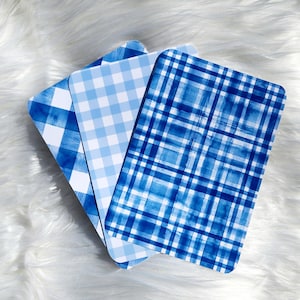 Coastal Blue Kindle Insert,E-reader Insert,  Clear Case Kindle Insert,  Summery Kindle Insert,  Kindle Paperwhite Insert, Kindle