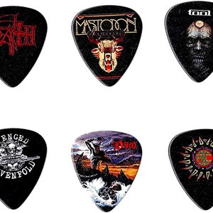 Metal Band Version 2 10 picks in a packMedium thickness 0.71mm image 2