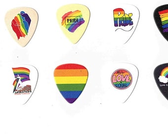 Pride Guitar Picks (10 medium picks in a packet)(LGBT Special Edition)