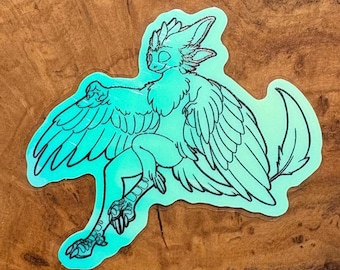 Glow in the dark Avali sticker