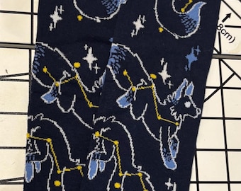 Space fox socks