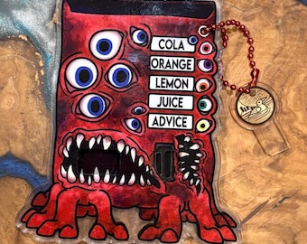 Audrey vending machine shaker charm