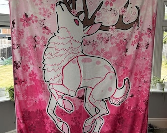 Deer blankets Forest and Sakura