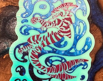 Glow in the dark Manokit sticker
