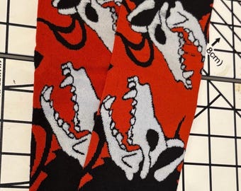 Red Skulldog Cotton Socks
