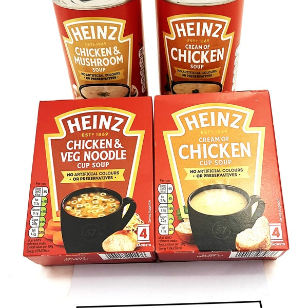 Lot d'amoureux de la soupe au poulet Heinz