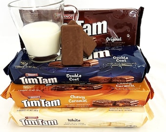 Tim Tam - Original, White Chocolate, Dark Chocolate, Double Coated, Chewy Caramel & Salted Caramel