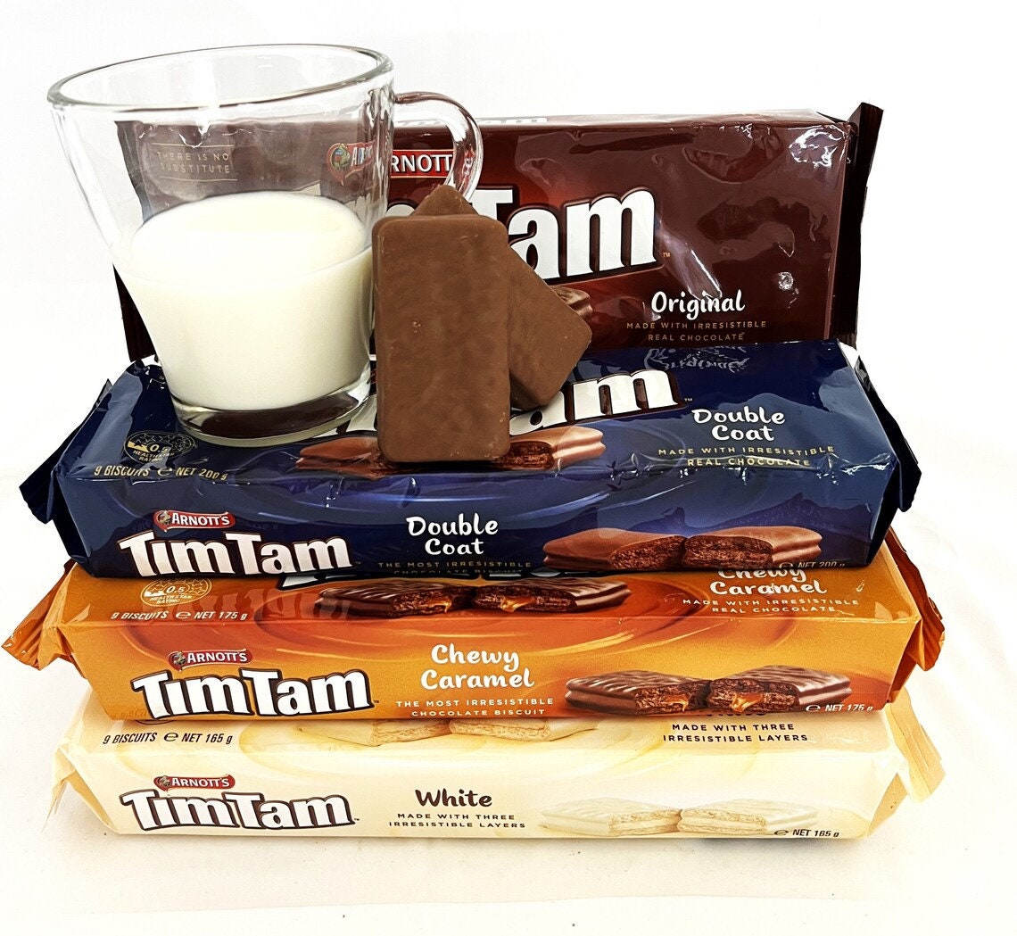 Arnott's Tim Tam Chocolate Biscuits, 175 Grams/6.2 Ounces, Chewy Caramel