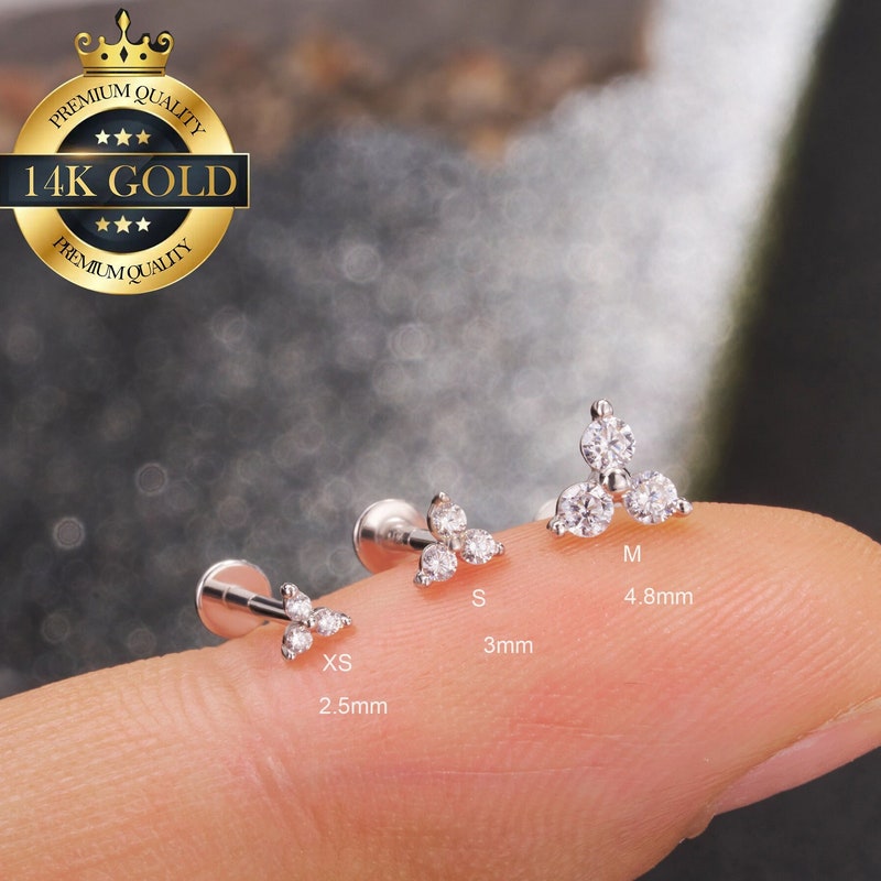 FLAP BAG STUD EARRINGS