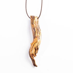 Reaching Hallows Arm, One Of A Kind Nature Necklace, Gift For Nature Lovers, Unisex Gift For Spirit Enthusiasts, Wood Coated In Epoxy Resin