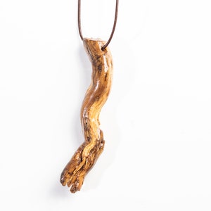 Waving Arm Wand, One Of A Kind Nature Necklace, Gift For Nature Lovers, Unisex Gift For Spirit Enthusiasts, Wood Coated In Epoxy Resin