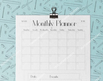 Monthly Planner - Office Supply