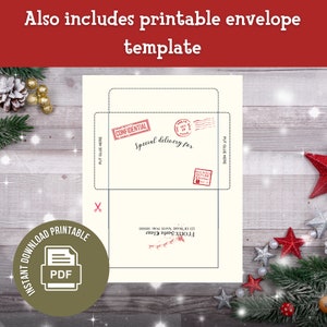 Printable Letter From Santa, Christmas Eve Box, Letter From Father ...