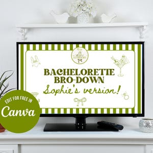 Editable Bachelorette Bro down Game, Most Likely To Gender Swap Canva Template - Margs & Matrimony