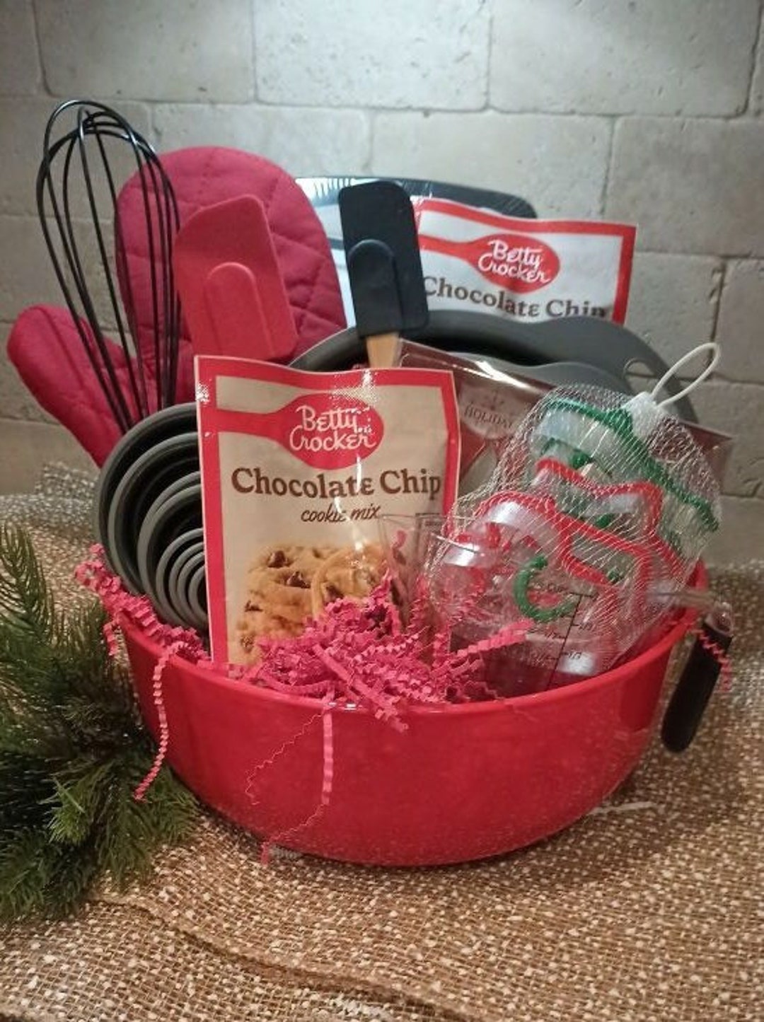 Christmas kitchen Gift Basket Etsy Canada