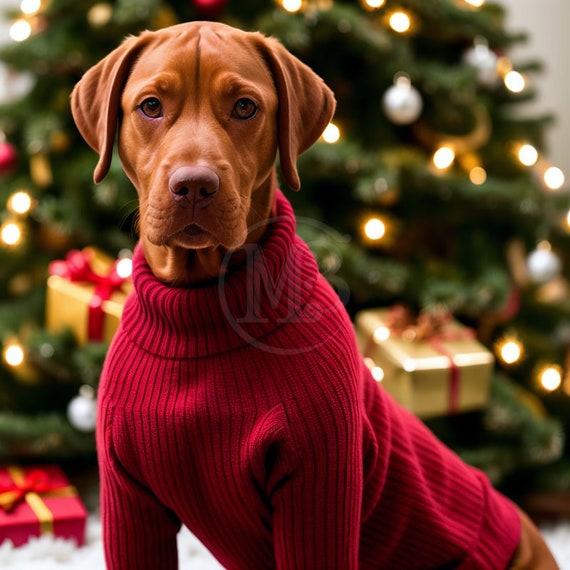 Vizsla christmas jumper clearance