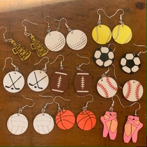 Sport Earrings Dangle File