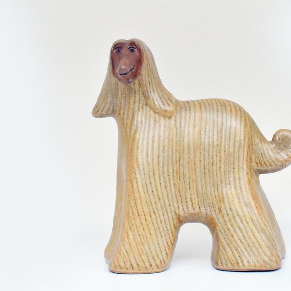 Afghan Hound Lisa Larson Series Vov exclusively for Åhlèns Steingut Keramikstudio Gustavsberg