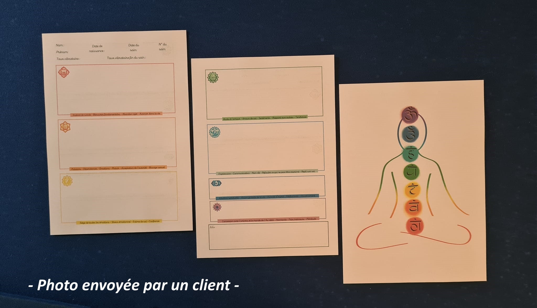 Printable Chakra Worksheets Template. Blank Customer Form to - Etsy