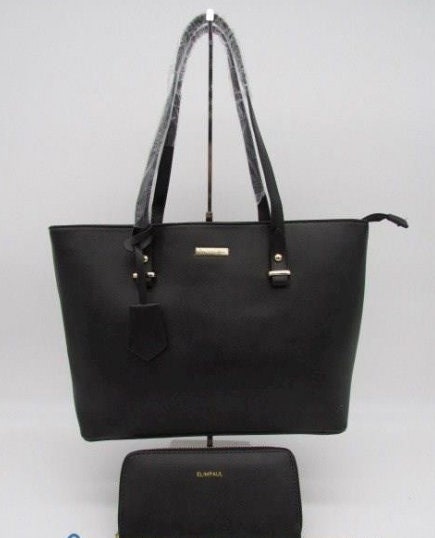 Elim Paul schwarze Ledertasche mit Brieftasche Etsy