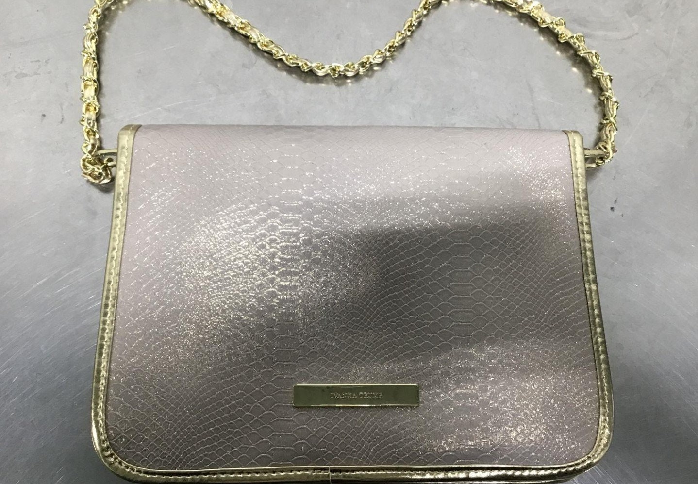Bags, Ivanka Trump Leather Lavender Shoulder Bag