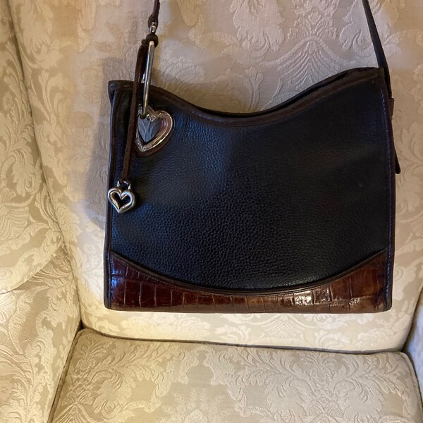 Brown Black Purse Etsy