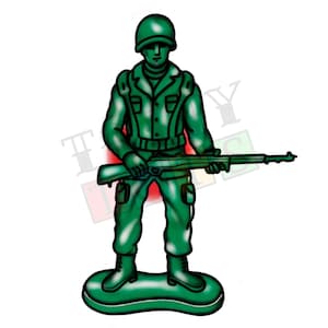 Toy Soldier Temporary Tattoo