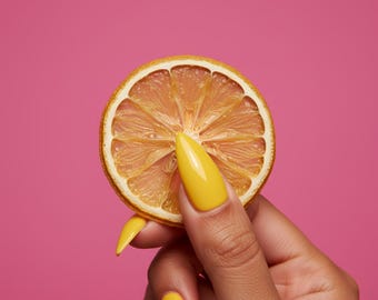 All-Natural Dehydrated Lemon Slices, Citrus Garnish