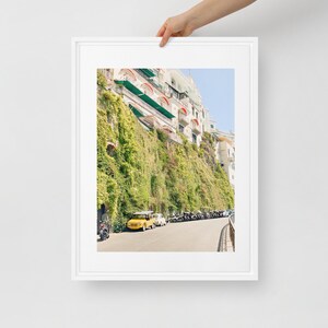Amalfi Coast, Italy Living Wall Framed Canvas, Italian architecture, Original wall art, print, travel, Italia, photography
