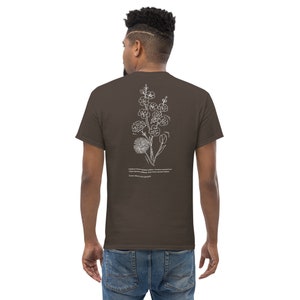 Grow Where You&#39;re Planted Embroidered T-shirt • Custom Design • Bloom Where You&#39;re Planted • Hand Drawing • Empowerment