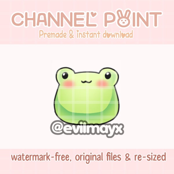 Twitch Channel Points Frog - Etsy