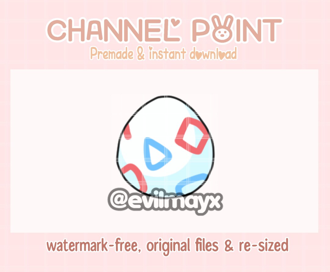 Toge Egg Channel Points for Twitch/kick Twitch Channel Point Etsy