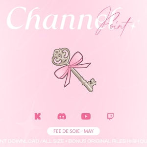 KEY BOW Channel Points for Twitch/Kick/YouTube/Discord | Twitch Channel Point Icon | Twitch Emotes | Stream Emotes | Channel Point Redeem