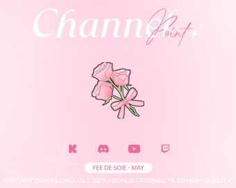 ROSES BOUQUET cute Channel Points for Twitch/Kick/YouTube/Discord | Twitch Channel Point Icon | Twitch Emotes | Stream Emotes | PNG Redeem