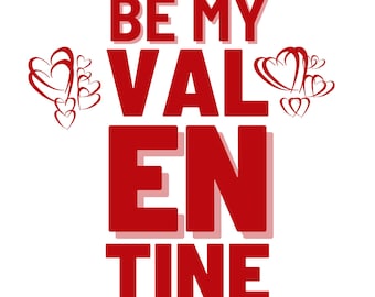 Happy Valentines Day SVG/PNG, Valentine&#39;s Day SVG, Love, Hearts, Digital Download, Cut File, Sublimation, Clipart