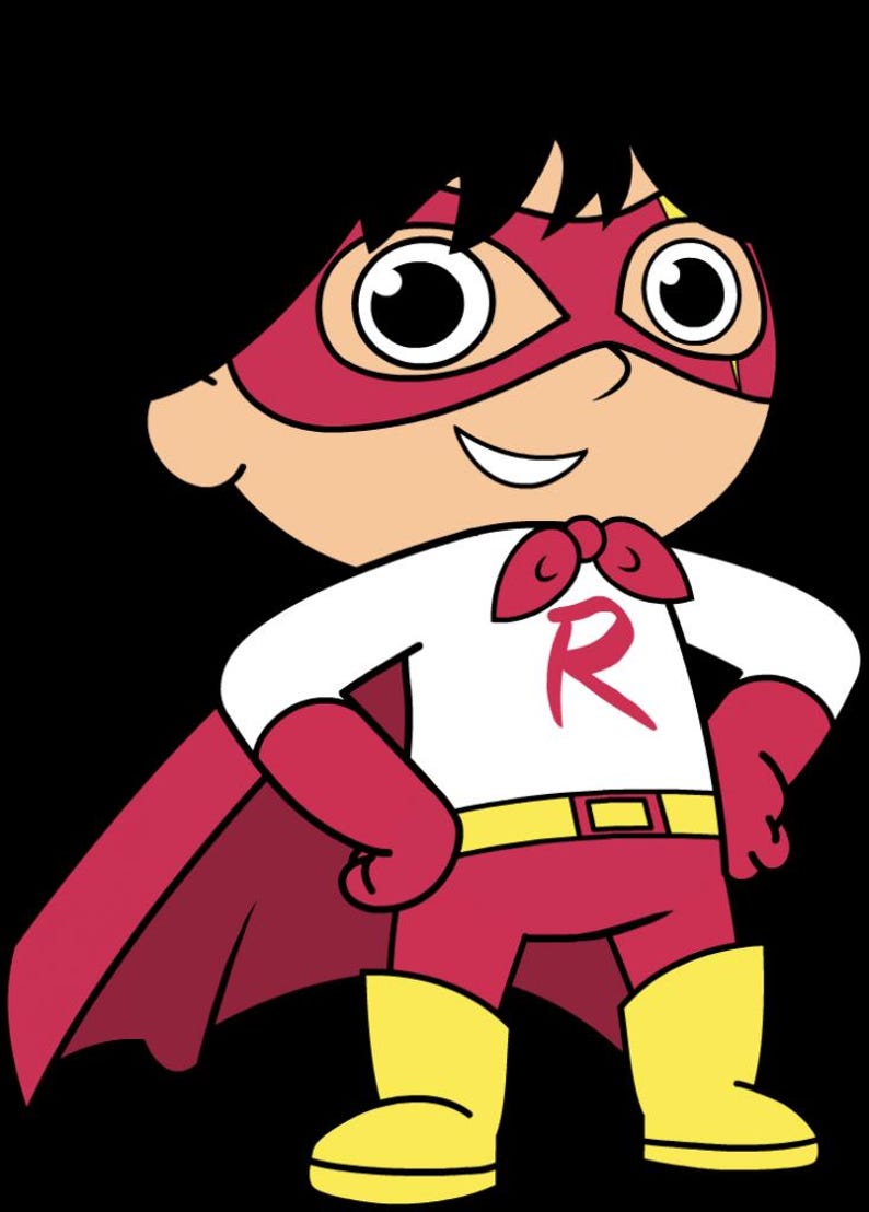 Ryan's World Characters Clipart, PNG SVG JPG, Cake Toppers (digital ...