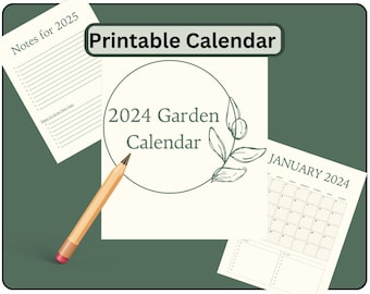 2024 Printable Garden Calendar