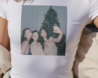 Add Your Own Photo, Custom Photo, Baby Tee, Personalised Crop T-Shirt, Cropped Top, Customised Babytee , Customisable Photograph, Customized