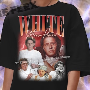 Camiseta de rap Marco Pierre-White, Pierre White, camiseta dos anos 90, camiseta pirata, top Y2K, camiseta de chef, camisetas dos anos 90,