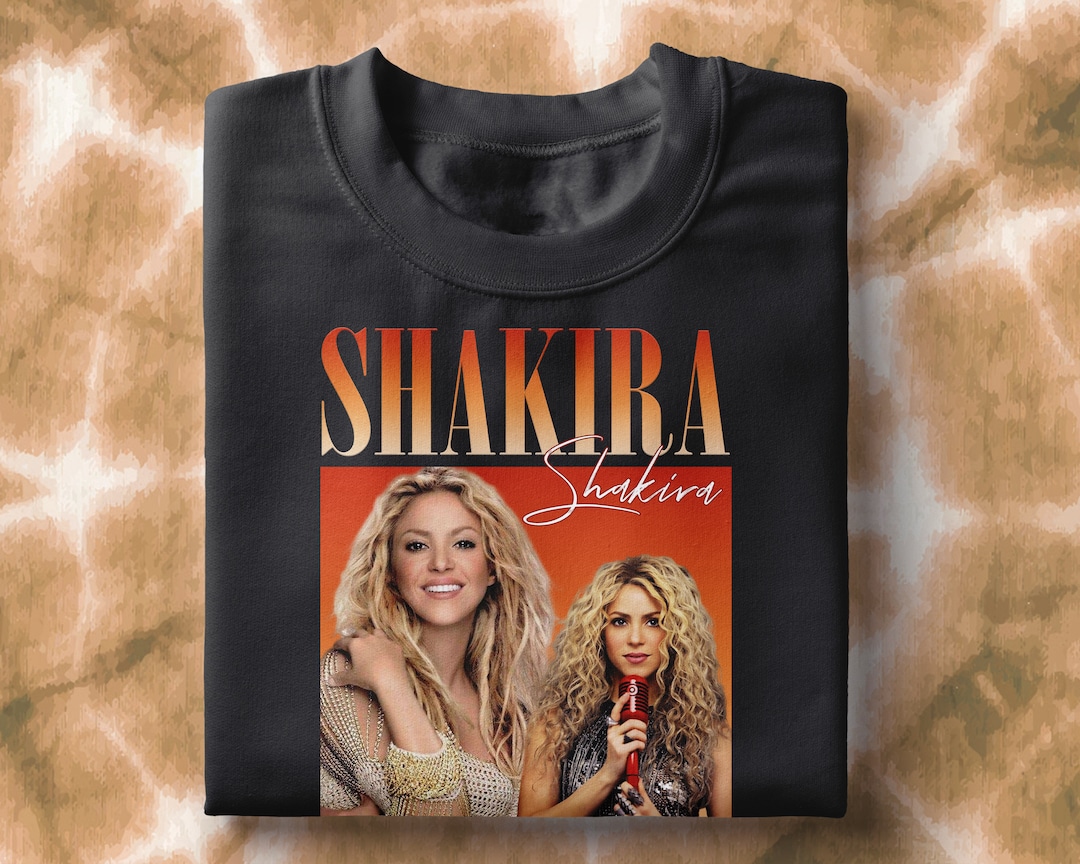 Shakira T-shirt, Shakira 90s Shirt, Vintage Y2K Tee, Shakira