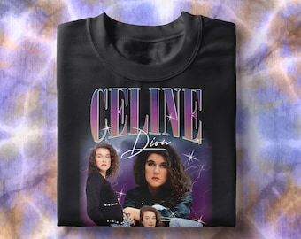 Celine Dion T-Shirt, Céline Dion, 90s Shirt, Vintage Dion, Y2K, Hip-Hop Inspired Tee, Celebrity Shirt,