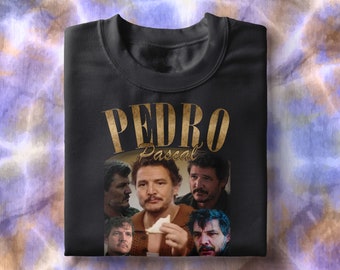 Pedro Pascal Eating Toast Rap T-Shirt, 90s Shirt, Bootleg TShirt, Tiktok, Y2K Top