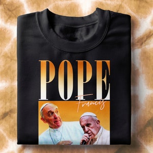 Camiseta Pope Rap, camiseta dos anos 90, Papa vintage, camiseta Pope Y2K, camiseta inspirada no hip-hop