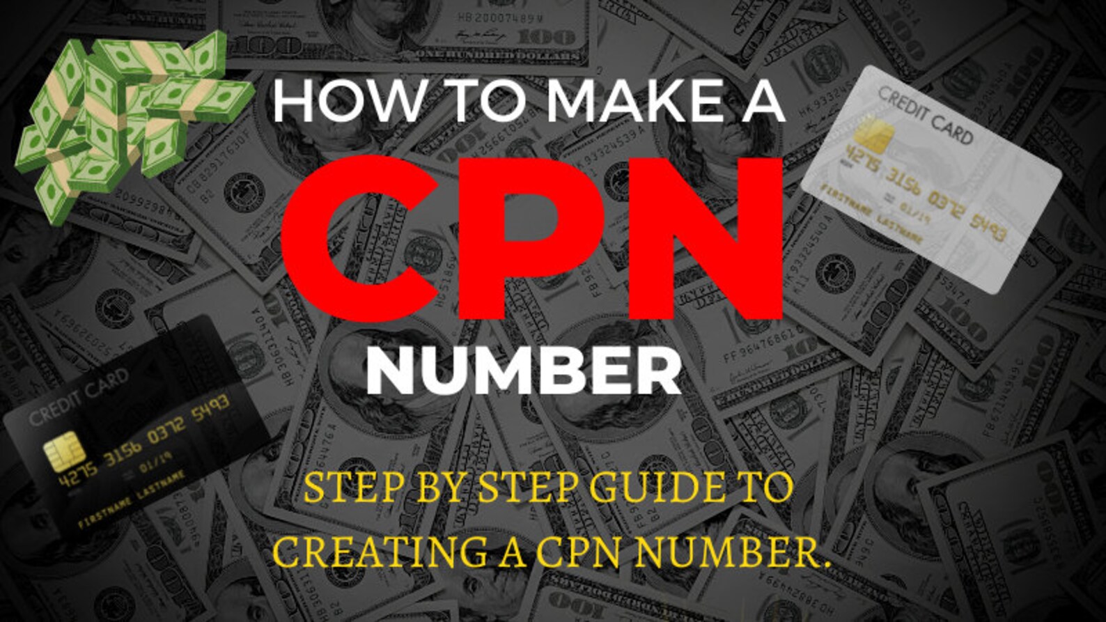How to Make a CPN Number Etsy