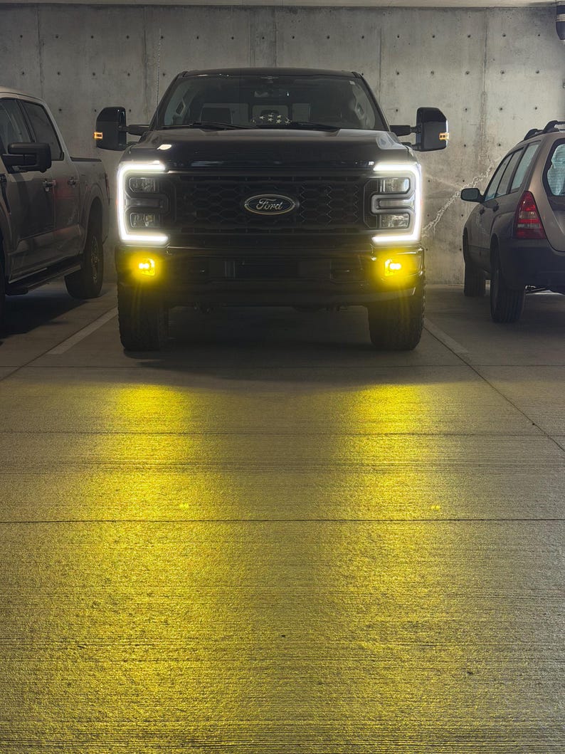 Ford Light Graphite Ford Superduty Fog Light LED Pod Adapter Kit (2023-2026) - Baja Designs ...
