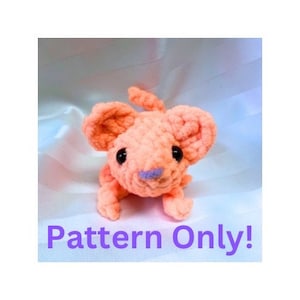 No Sew Mouse Crochet Pattern
