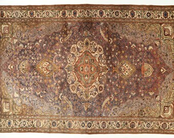 10,2 ft X 6,6 ft SAMMLER OUSHAK Türkischer KAYSERI Vintage Teppich, Anatolisches handgemachtes Schlafzimmer, Wohnzimmer, orientalischer handgemachter antiker Teppich,
